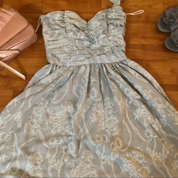 Blue Cinderella Gunne Sax Vintage Dress ๐๐ - Picture 3 of 11